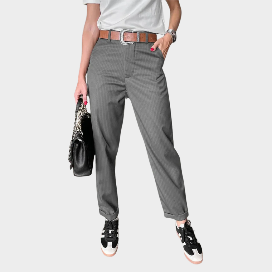 Sinéad – Elegant Seamed Trousers