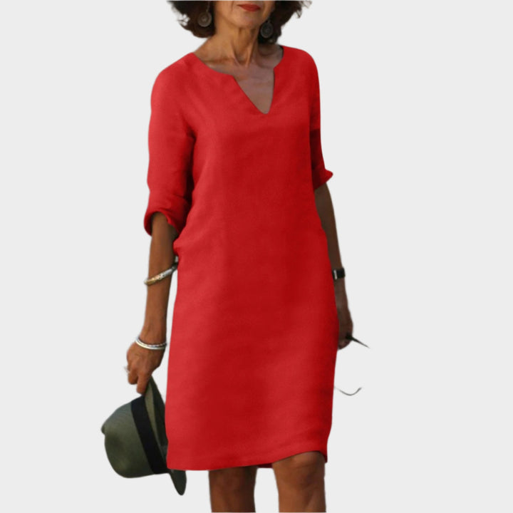 Méabh – Stylish Red Summer Dress