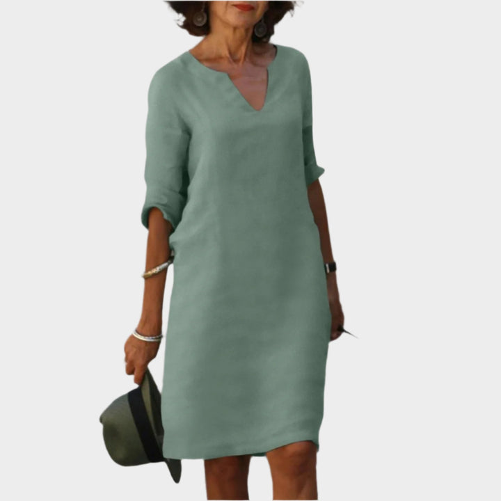 Méabh – Stylish Red Summer Dress