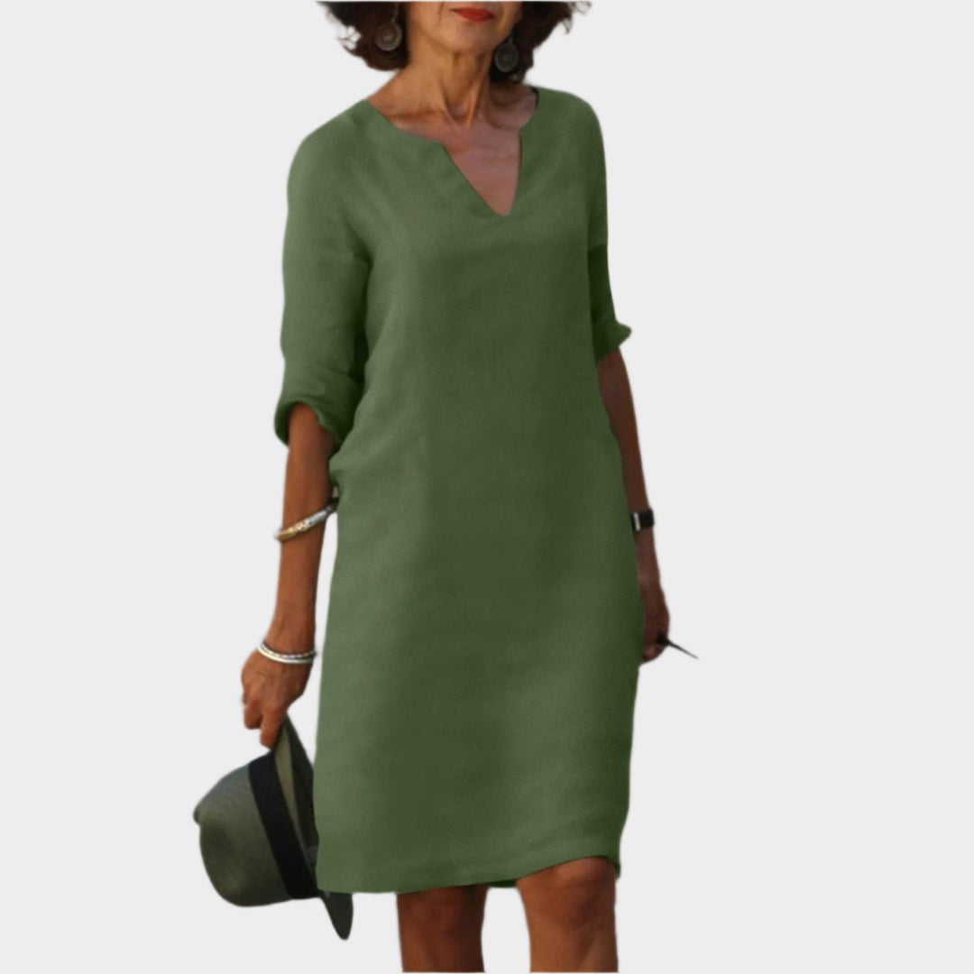 Méabh – Stylish Red Summer Dress