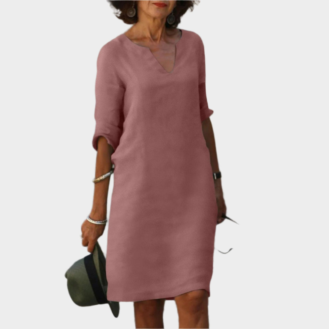 Méabh – Stylish Red Summer Dress