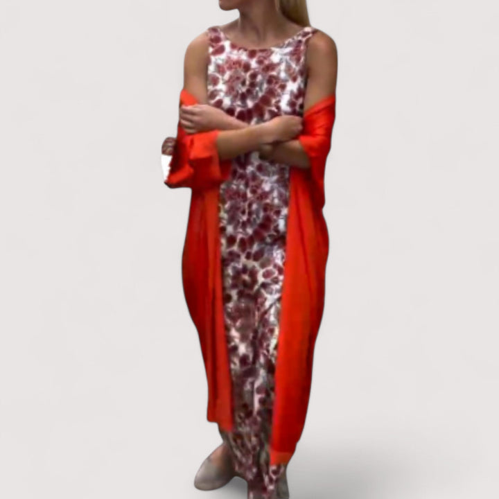 Enya – Elegant Dress with Vest