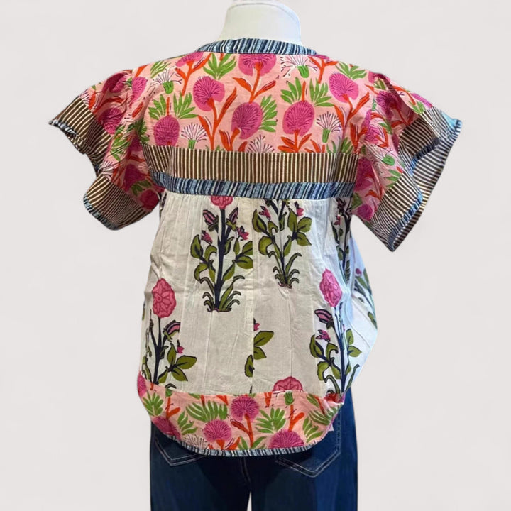 Odette – Boho Blouse with Embroidery