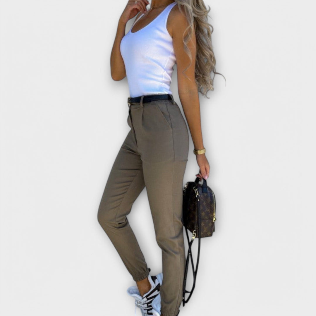 Magdalena – Slim-Fit Casual Trousers
