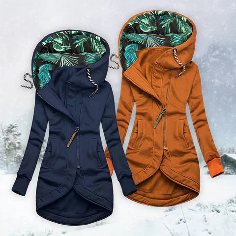 Fedelm – Elegant Warm Winter Jacket with Hood