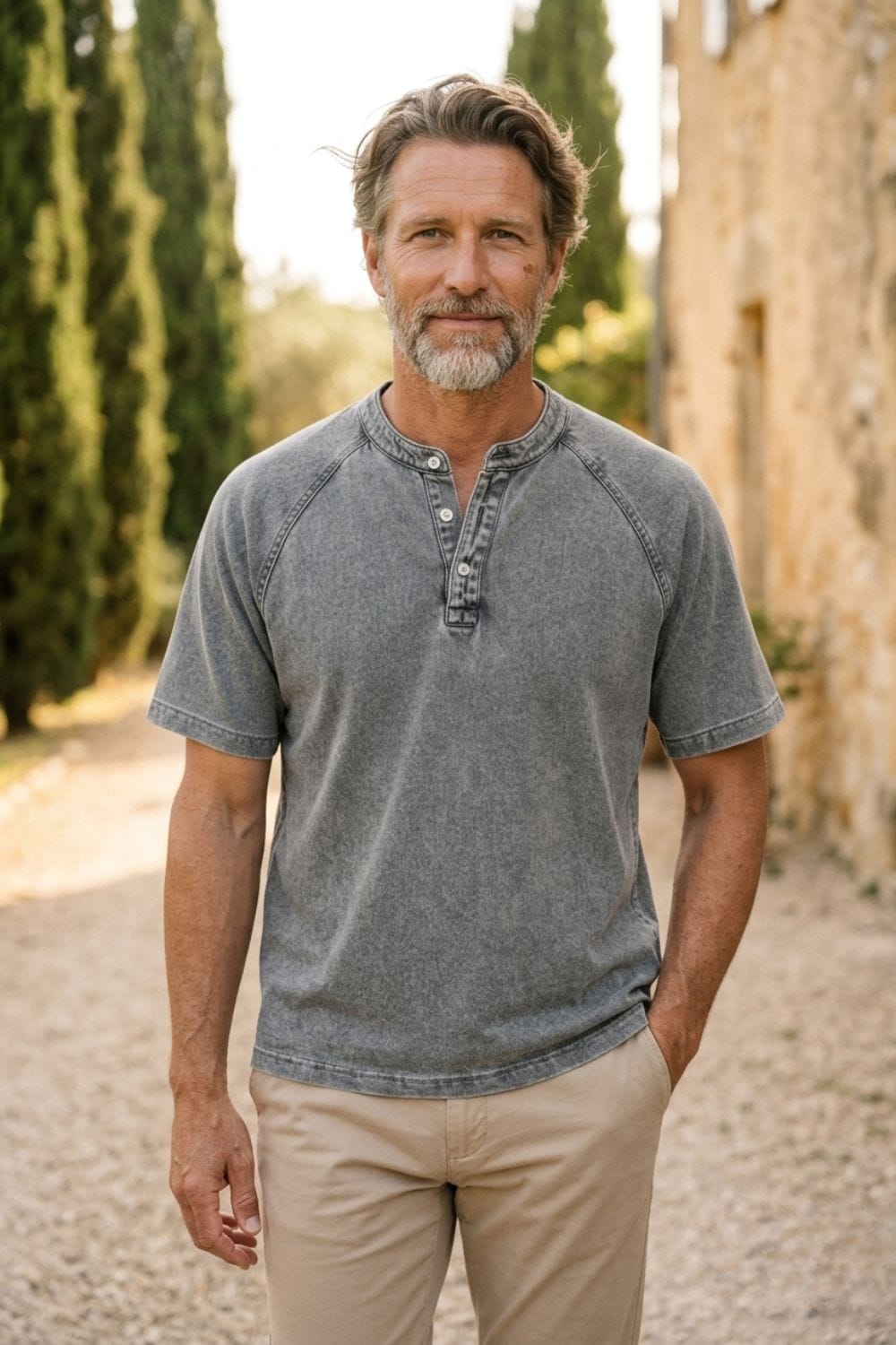 David – Marine Henley Top
