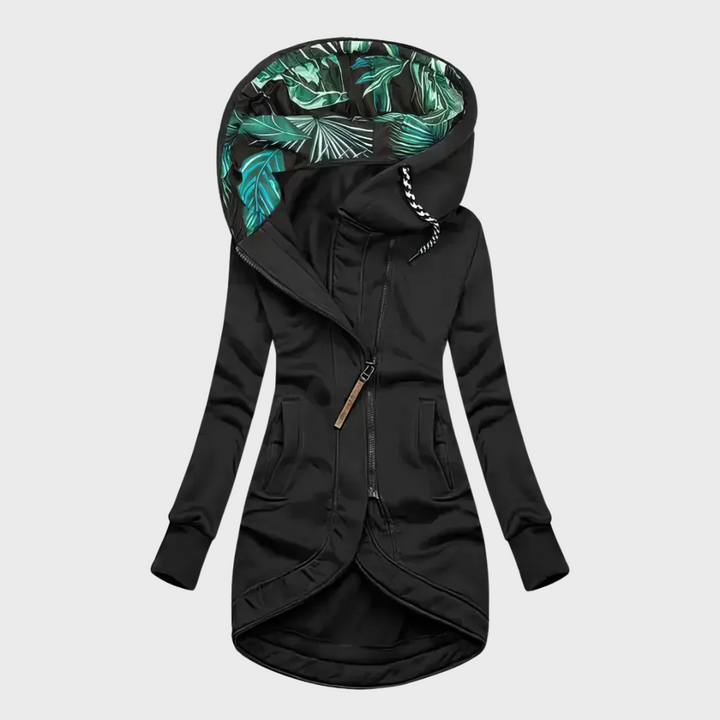 Fedelm – Elegant Warm Winter Jacket with Hood
