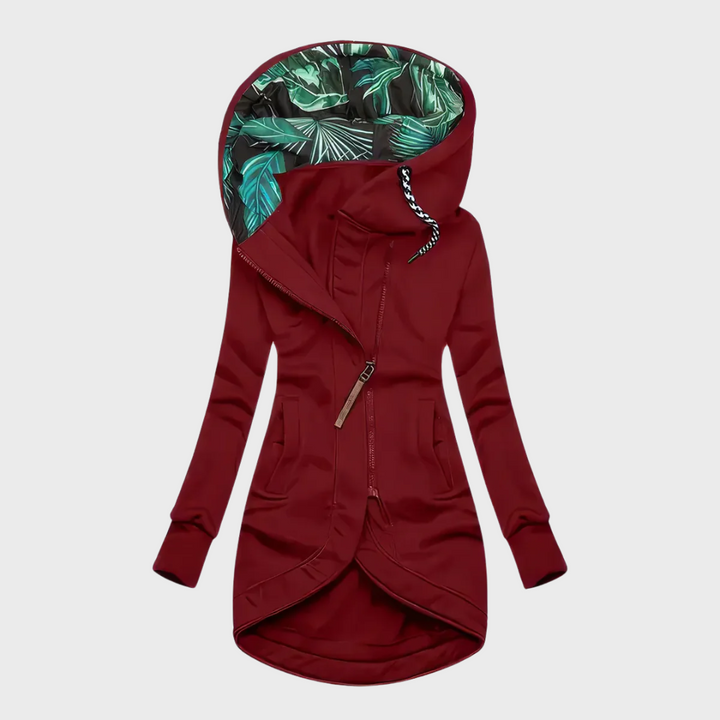 Fedelm – Elegant Warm Winter Jacket with Hood