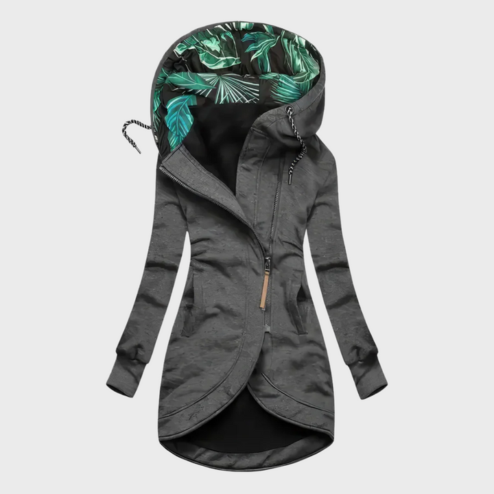 Fedelm – Elegant Warm Winter Jacket with Hood