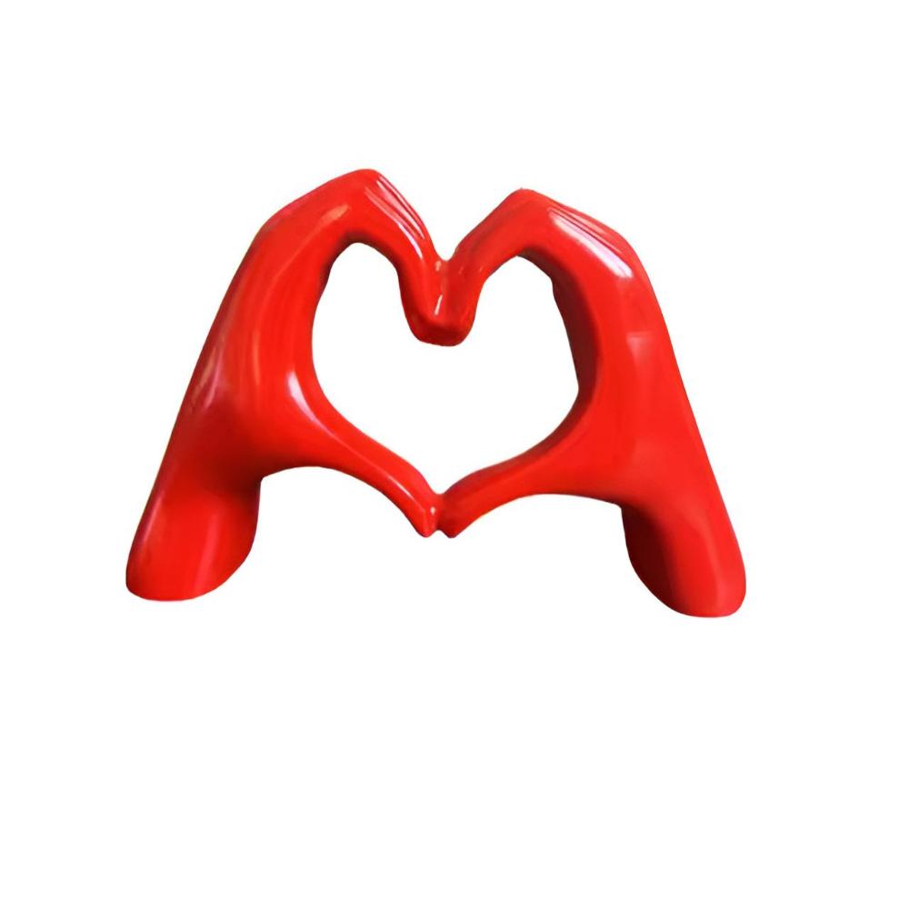 Heart-Shaped Hands Figurine