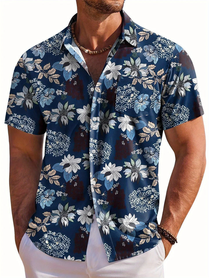 Lukáš – Hawaiian Floral Summer Shirt