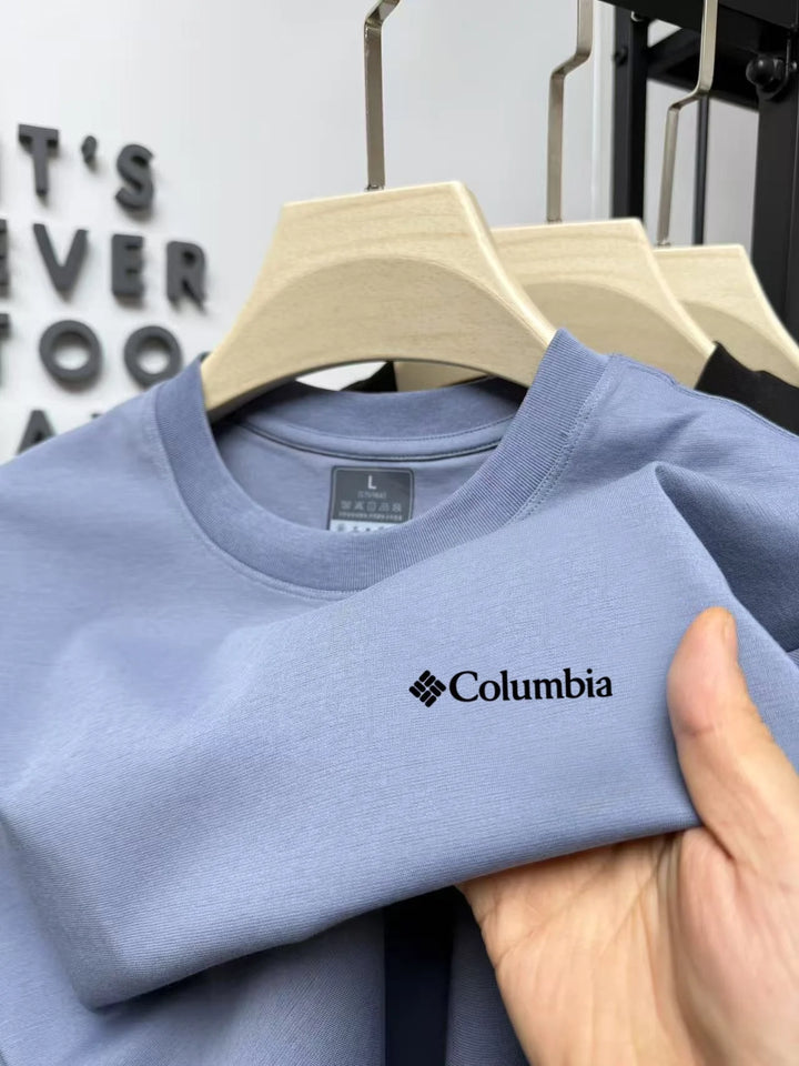 Eoghan – Crew-Neck T-Shirt with Embroidered Detail