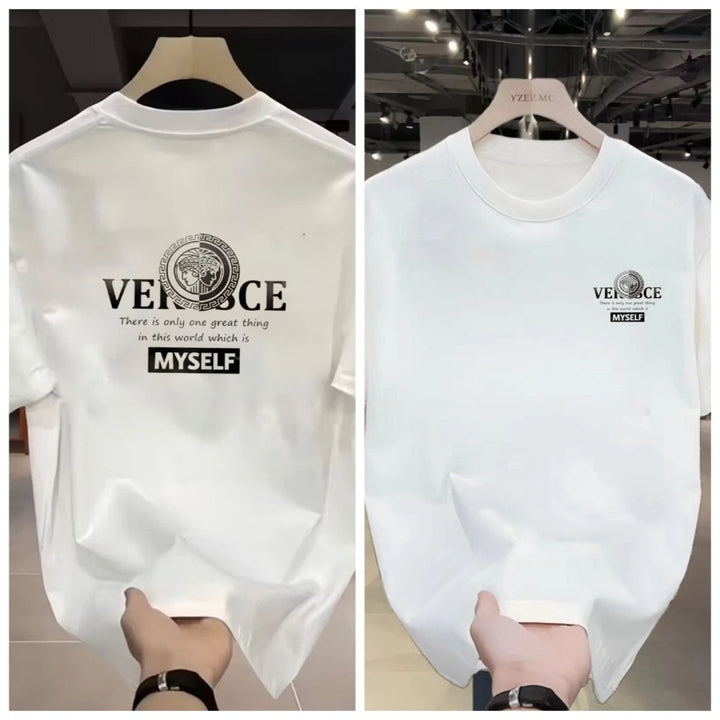 Vinnie – Medallion Graphic Print T-Shirt