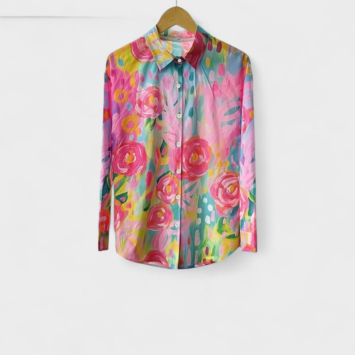 Sophie – Colourful Patterned Blouse