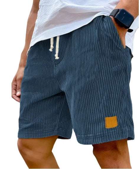 Matěj – Corduroy Shorts with Ribbed Texture