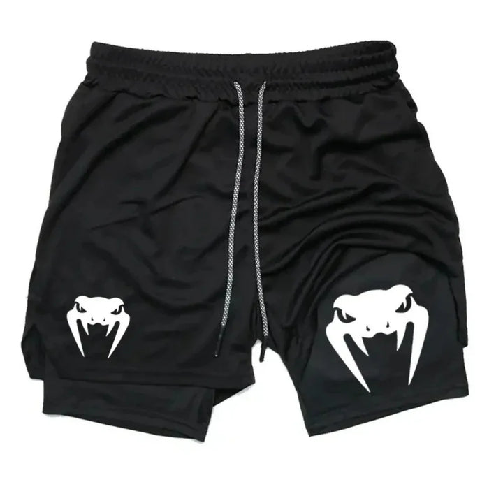 Vojtěch – 2-in-1 Double-Layer Sports Shorts