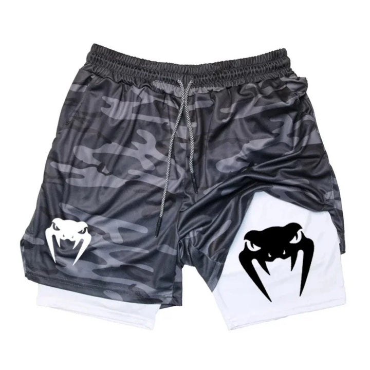 Vojtěch – 2-in-1 Double-Layer Sports Shorts
