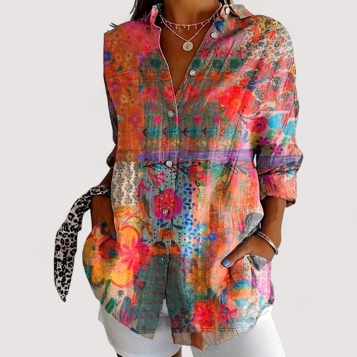 Holly – Lightweight Colourful Top