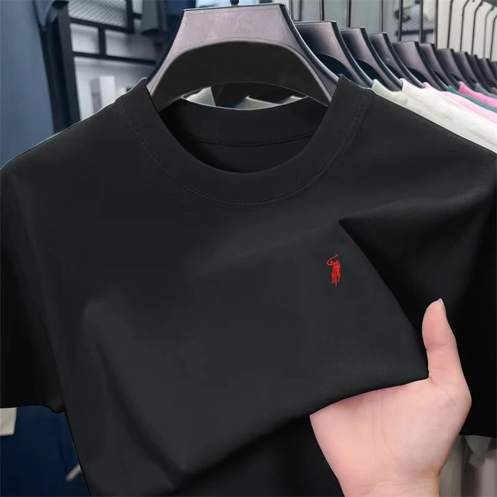 Lukáš – 100% Cotton Round-Neck T-Shirt