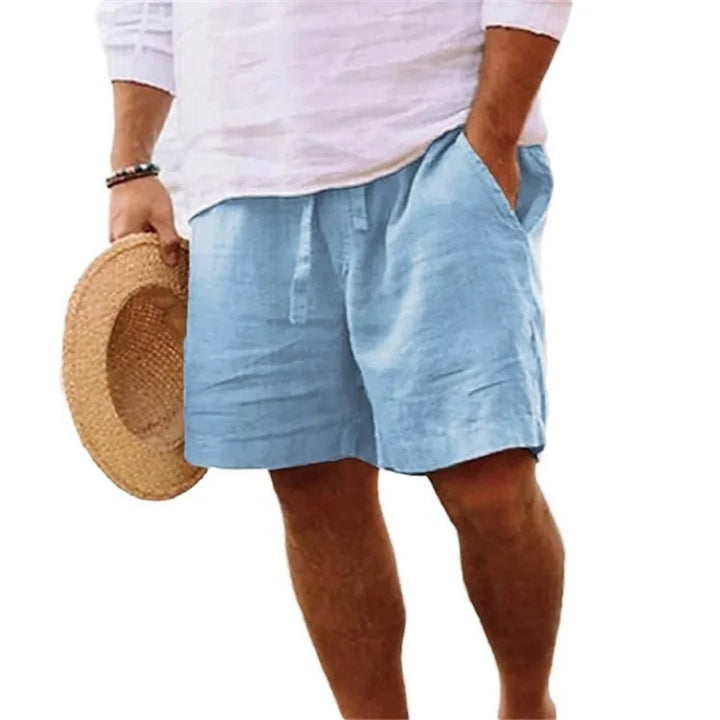 Fionn – Cotton-Linen Summer Shorts