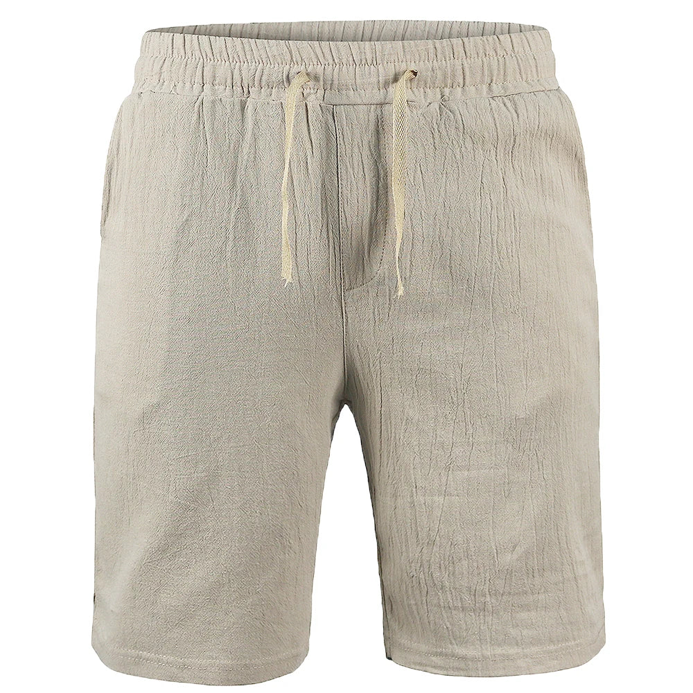 Petr – Cotton-Linen Shorts with a Comfortable Length
