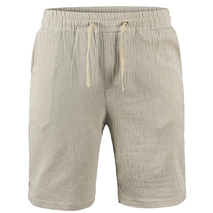 Petr – Cotton-Linen Shorts with a Comfortable Length