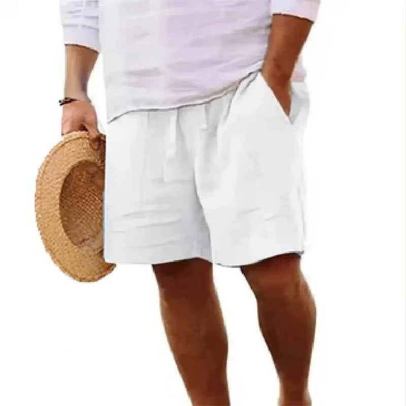 Fionn – Cotton-Linen Summer Shorts