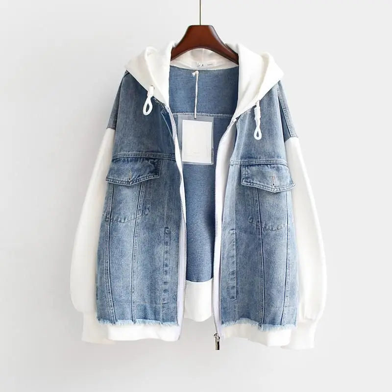 Saoirse – Denim Hoodie