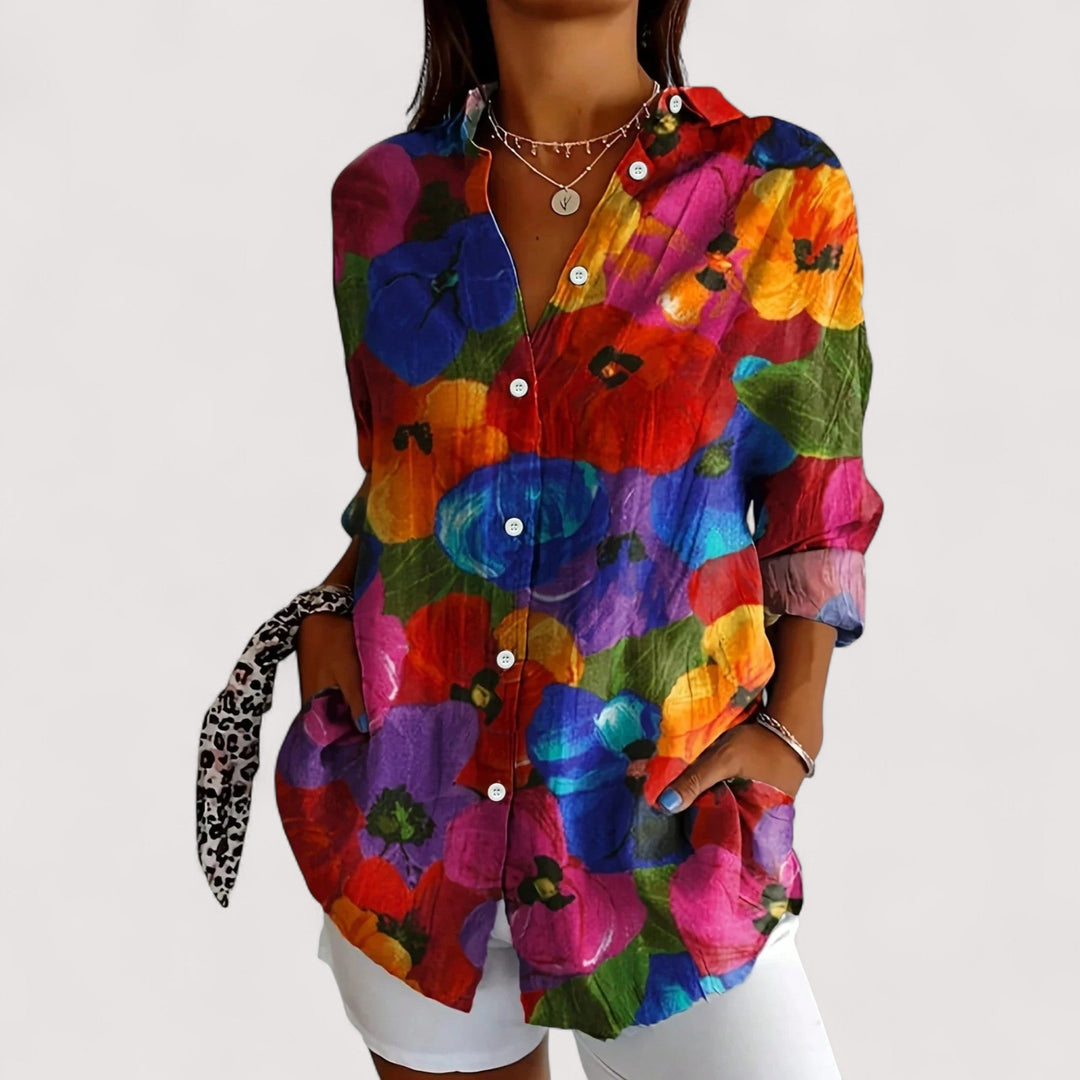 Holly – Lightweight Colourful Top