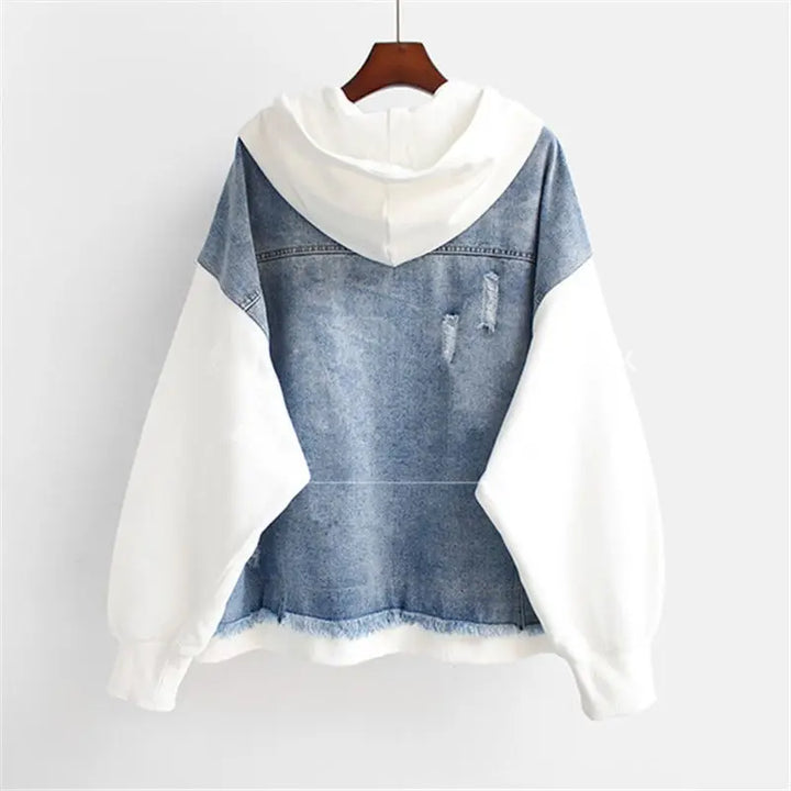 Saoirse – Denim Hoodie
