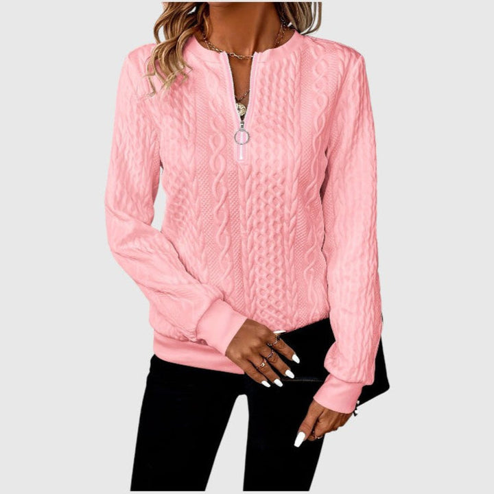 Annabelle – Florence Knitted Zip Cardigan
