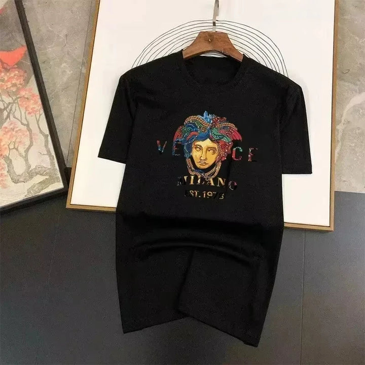 Vinnie – Colourful Graphic Head T-Shirt