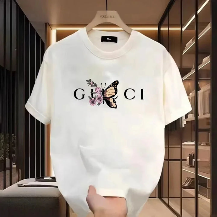 Cian – T-Shirt with Floral Graphic Print