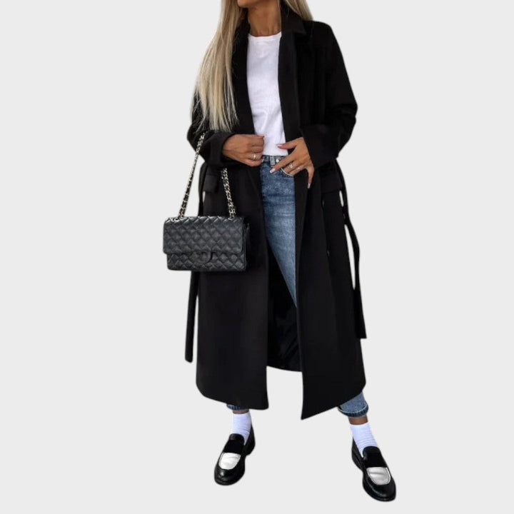 Anna – Double-Breasted Belted Coat