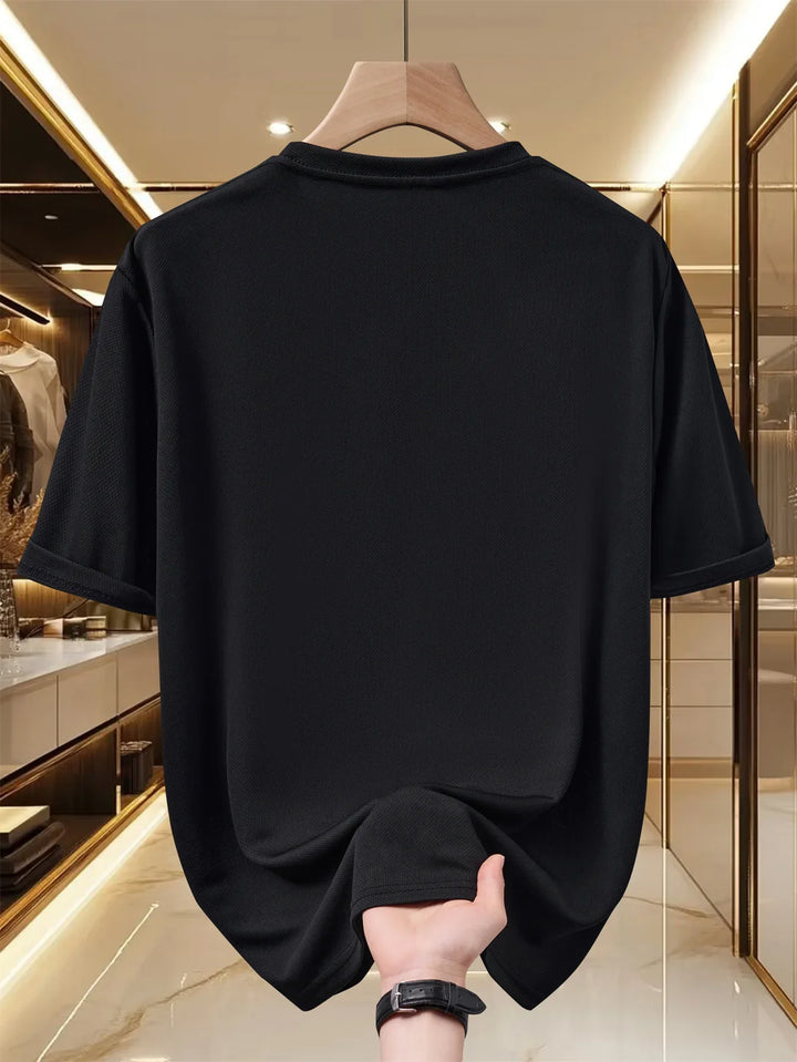 Cian – T-Shirt with Geometric Eagle Print