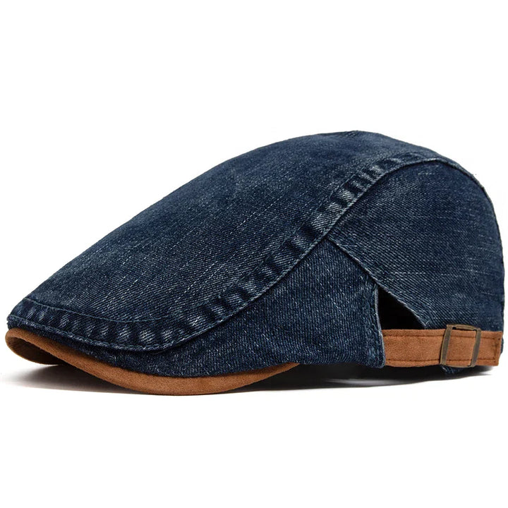Petr – Premium Denim Flat Cap