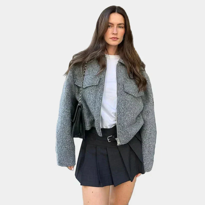 Sonja – Elegant Tweed Coat