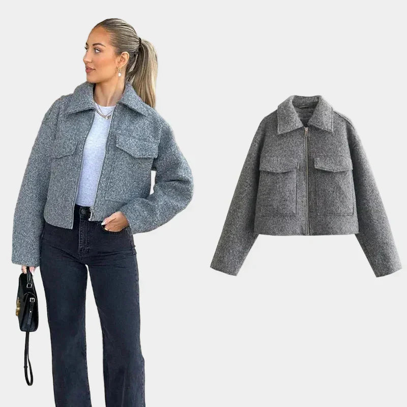 Sonja – Elegant Tweed Coat