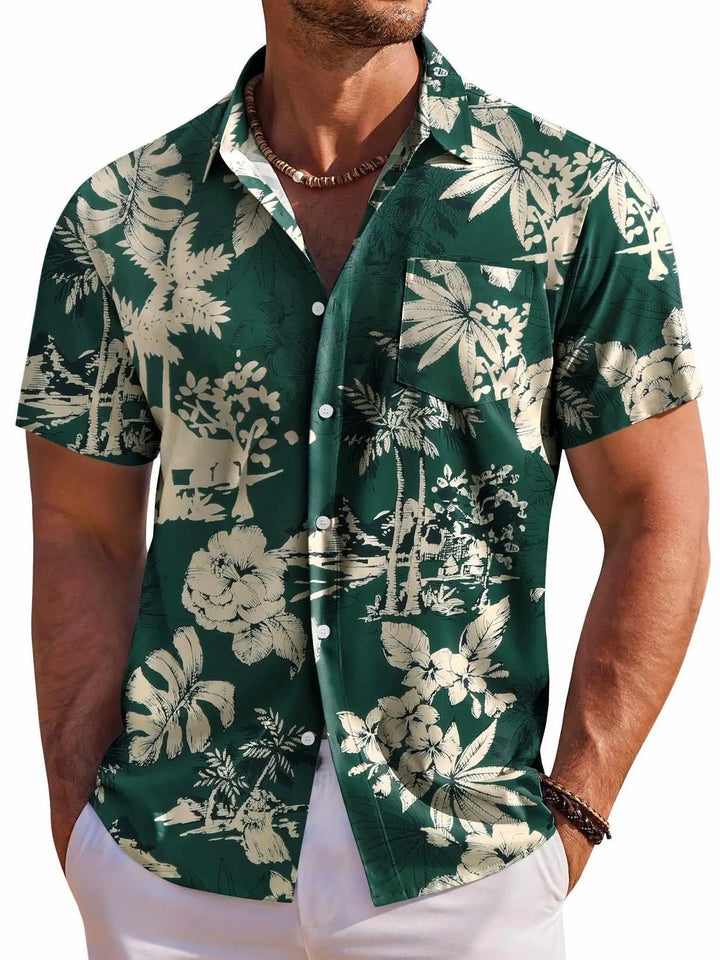 Lukáš – Hawaiian Floral Summer Shirt