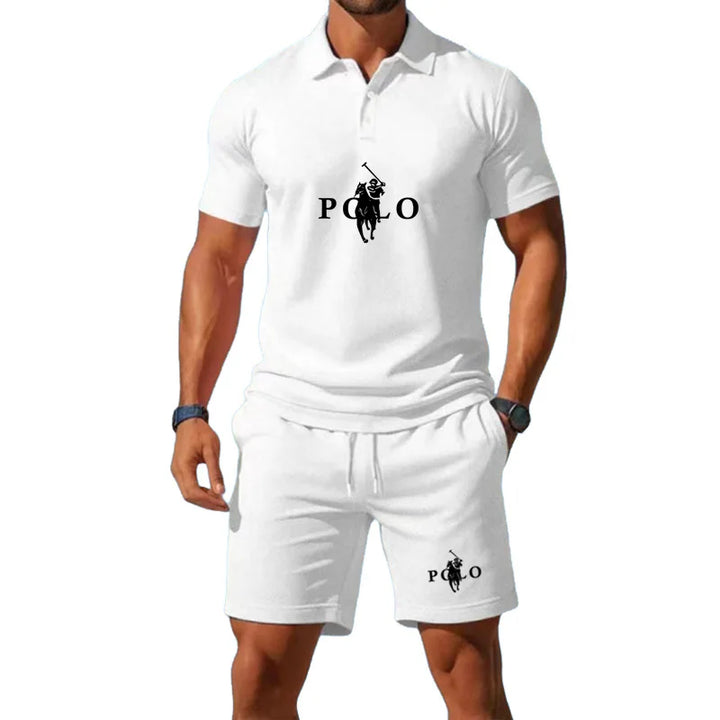 Conor – Sports Set with Half-Zip Polo and Shorts
