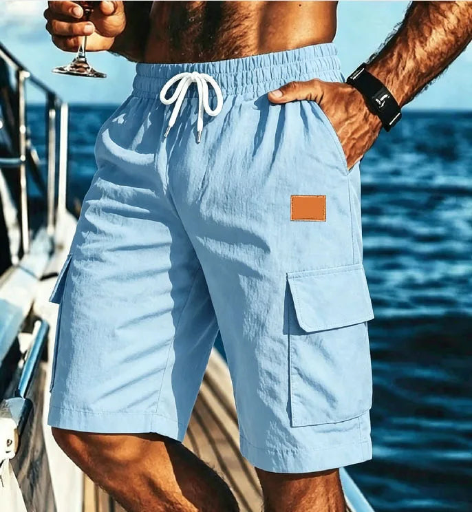 Tomás – Straight-Cut Linen Shorts