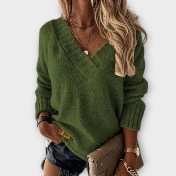 Jane – V-Neck Sweater