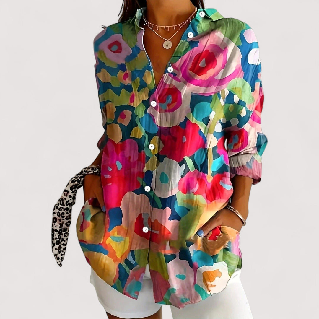 Holly – Lightweight Colourful Top