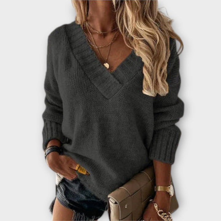 Jane – V-Neck Sweater