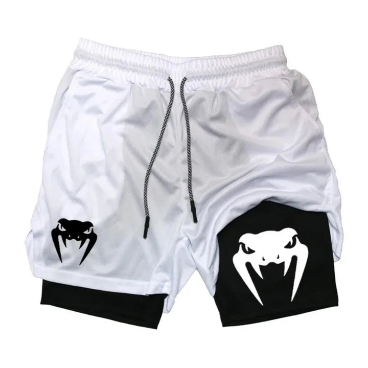 Vojtěch – 2-in-1 Double-Layer Sports Shorts