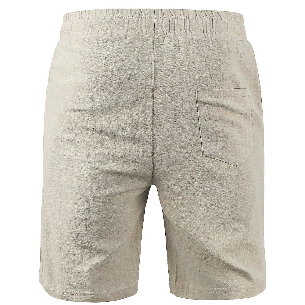 Petr – Cotton-Linen Shorts with a Comfortable Length