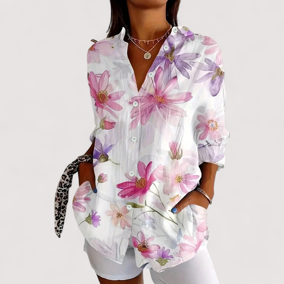 Holly – Lightweight Colourful Top