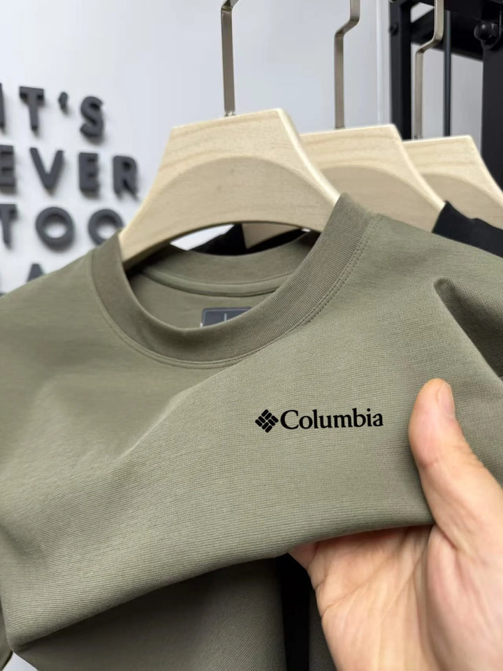 Eoghan – Crew-Neck T-Shirt with Embroidered Detail