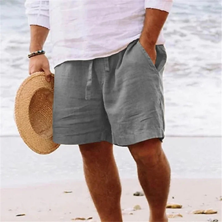 Fionn – Cotton-Linen Summer Shorts