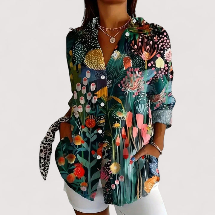 Holly – Lightweight Colourful Top